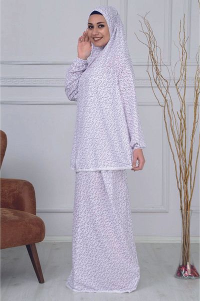 Şahane Prayer Clothes 2 Piece Women's Dress 100% Cotton