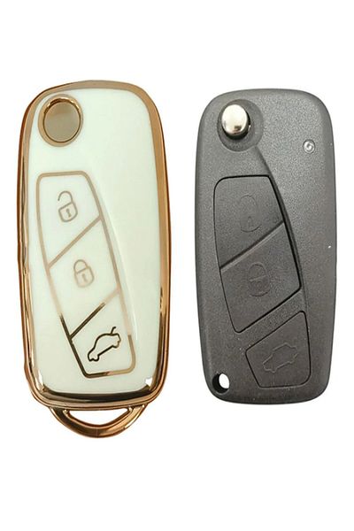 Fiat AutoKeyMarket fiorino Punto Nano - Gold White Case