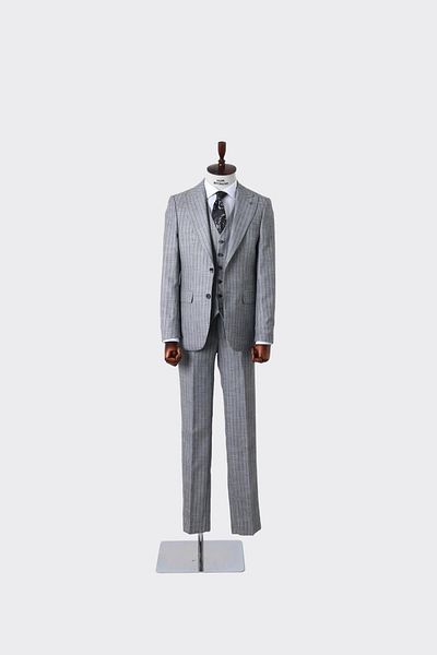 Kadir Büyükkaya Stylish and Comfortable Men's Suit with Vest - Slim Fit Four Seasons Can Be Used-Kaw1038S
