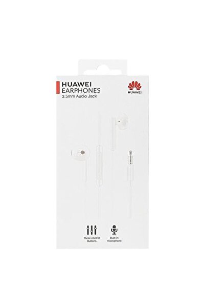 Huawei AM115 Kulak İçi Kablolu Kulaklık 3.5mm Audio Jack Beyaz