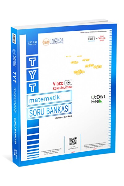 Üç Dört Beş Yayıncılık Tyt Matematik Soru Bankası 2021 Model