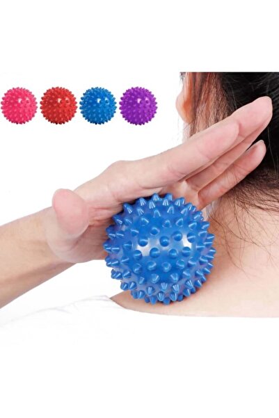 Genel Markalar 2 Adet Dikenli Masaj Topu Duyu Uyarıcı Egzersiz Stres Azaltıcı...