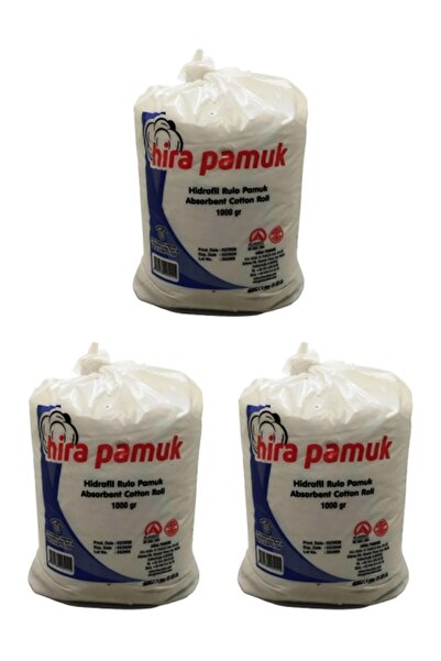 Genel Markalar Hidrofil 1 Kg Pamuk 3 Adet