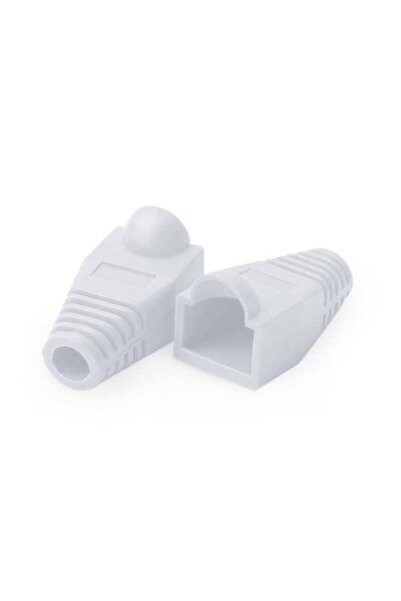 Platoon White Cat6 Sheath White Cat5 Sheath 100 Pcs White Rj45 Sheath