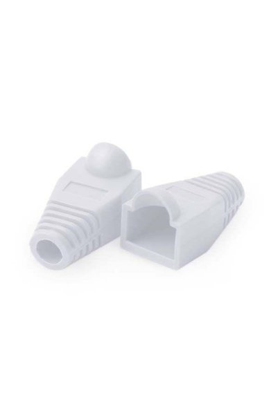 Platoon White Cat6 Sheath White Cat5 Sheath 100 Pcs White Rj45 Sheath