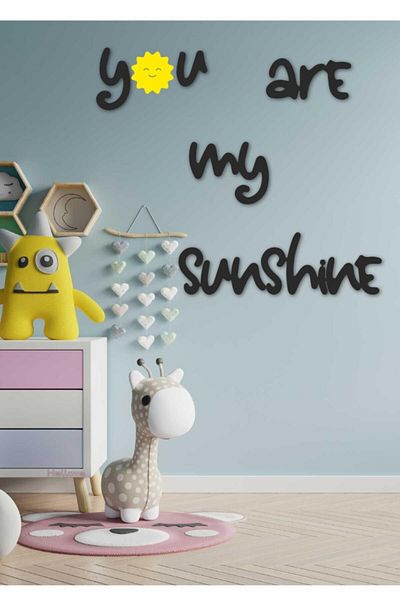 AVMmarketim زخرفة حائطية لغرفة الأطفال You Are My Sunshine، زخرفة حائطية لغرفة الأطفال