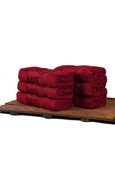 Mulberry Bamboo Towel, 100% Organic, Towel Set, 50x90 Cm - Pack of 6, Premium, Ultra Soft, Decorative