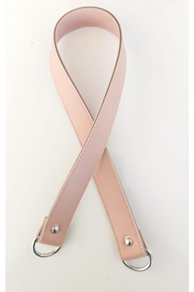 angel çanta aksesuar حقيبة بمقبض من الجلد الصناعي بلون مسحوق مقاس 67 × 3 سم