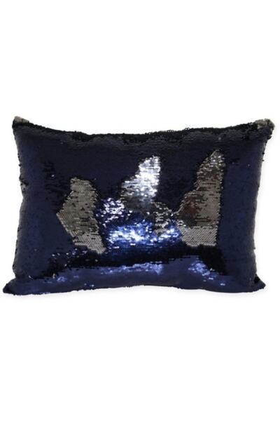 MER HOME Двосторонній чохол для подушки з паєтками, прямокутний (блискучий си...