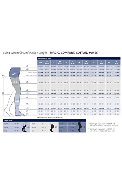 Sigvaris SİGVARİS Comfort Hafif Basınç (CF1) Diz Altı (AD) Çorabı (Normal/Long) Belirtiniz