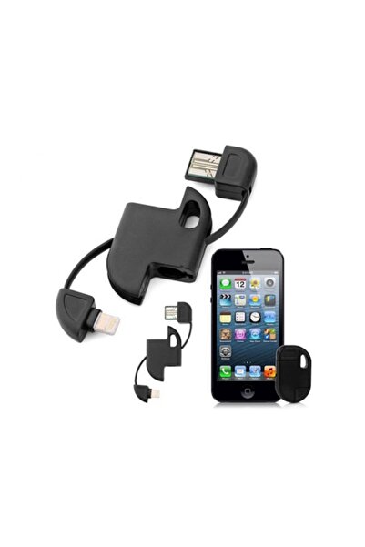 WOZLO Iphone 5 5s 6 6s 7 8 Plus X Xr Xs 11 Usb Şarj Kablo Anahtarlık
