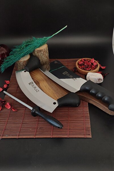 SürLaz Sürmene Satır Topuzlu Kıyma Satırı, Kemik Kırma+ Masat Hediyeli