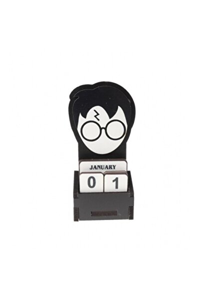 Minnoş Dükkan Harry Potter Zamansız Ahşap Masaüstü Takvim