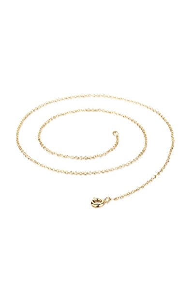 Erer Gümüş Gümüş Altın Kaplama Forsa Model Boyun Zinciri