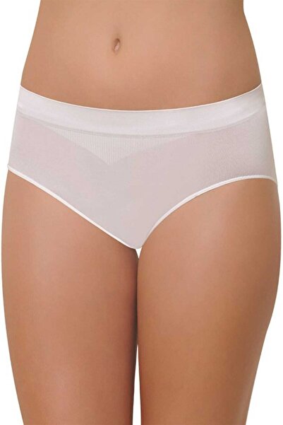 Bidder Жіночі білі безшовні трусики з повітропроникною тканиною