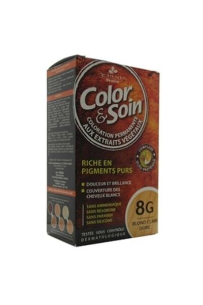 Color Soin Color And Soin Tamamen Bitkisel Organik Saç Boyası 8g Açık Bakır Sarısı