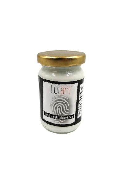 Lutart Su Bazlı Linol Baskı Mürekkebi 100 ml Beyaz
