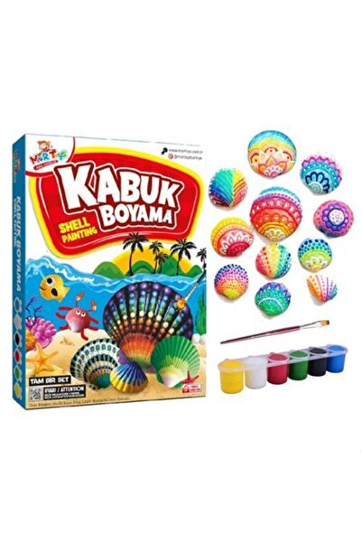 Hobialem Kabuk Boyama Seti, Deniz Kabuğu Boyama, Shell Painting, Sanatsal Hob...