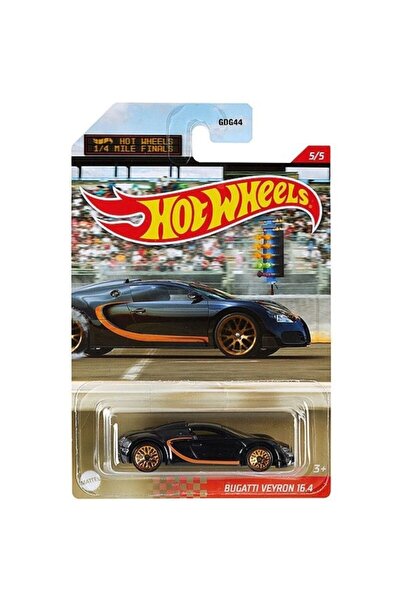 HOT WHEELS 1/4 Mile Kings Kısa Mesafe Yarış Arabaları Bugatti Veyron 16.4 Grp32