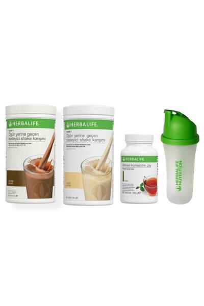 Herbalife Set 2 Adet Shake (vanilya- Çikolata ) 100 gr Çay Shaker