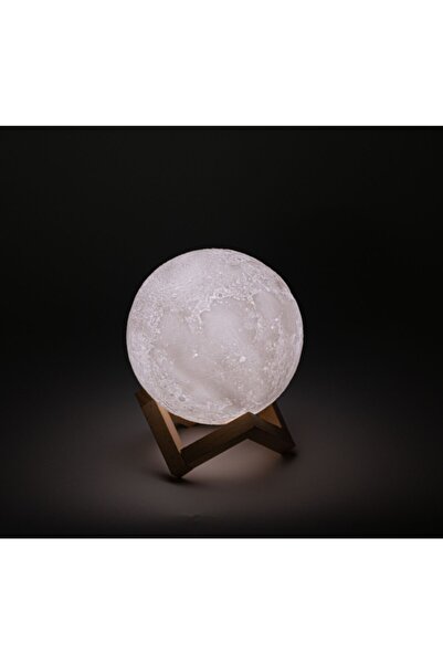 Genel Markalar 3d Ay Lamba Moonlight Masa Lamba 20 Cm Gece Lambası