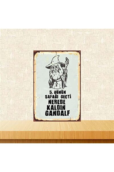 hazalshop Η αυγή της 5ης ημέρας έχει περάσει 20-30 cm Ξύλινη ρετρό αφίσα