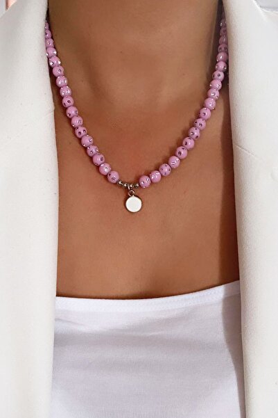 Clare's Store قلادة من الخرز المرصع باللؤلؤ