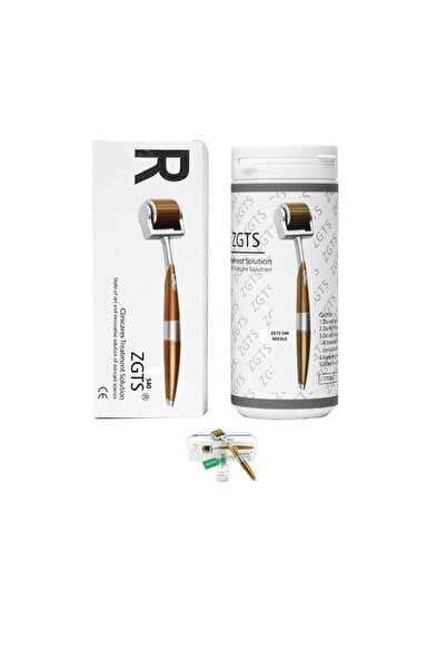 Genel Markalar Zgts Dermaroller 540 Iğneli Titanyum Gold Derma Roller-dr.need...