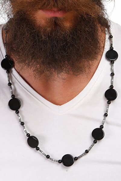 Generic Brand Sequin and Bead Design Rosary Necklace