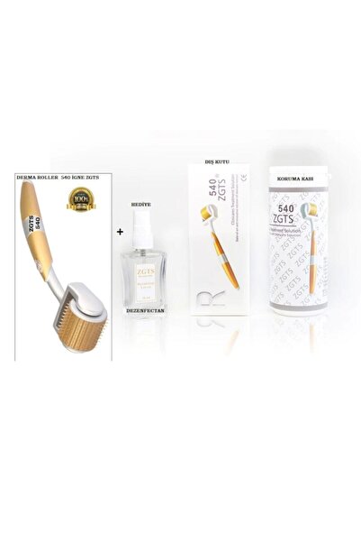 Dermaroller 2.50 Mm Orijinal Titanyum 540 Iğneli Derma Roller Saç Yüz Vücut