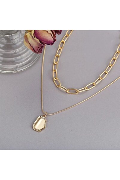 AKCstore Grandin Gold 2li Kolye