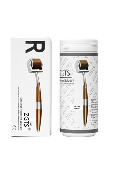 Genel Markalar 3.00 Mm Orijinal Titanyum 540 Iğneli Beyaz Derma Roller + 30 M...