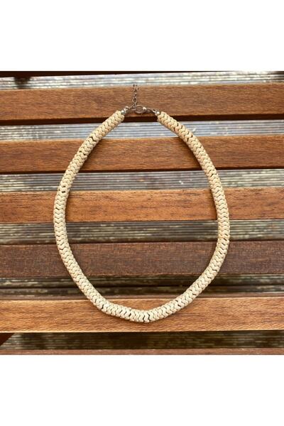 wanwa aksesuar قلادة من الحجر الطبيعي للشاطئ