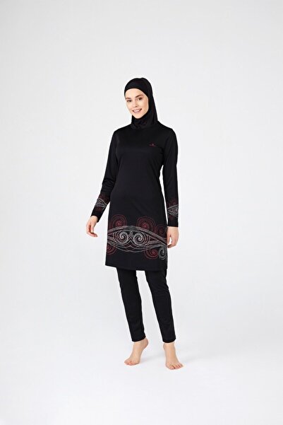 SEAMAY Costum de baie cu hijab din Lycra pentru femei 0805