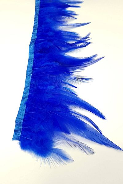 Hobigram Saks Blue Rooster Feather – Ειδικό Σχέδιο, Αξεσουάρ, Ποιοτική Παραγωγή, Εντυπωσιακό Στυλ – Διακοσμητική Κορδέλα