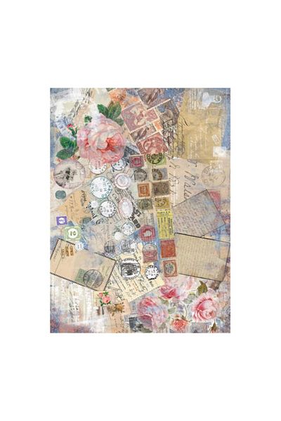 Cadence 2 Pieces Model 346 - Brass Paper Decopage