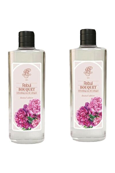 Rebul Bouquet Cam Şişe 80 Derece Kolonya 250 ml 2 Adet 8691226628479-2