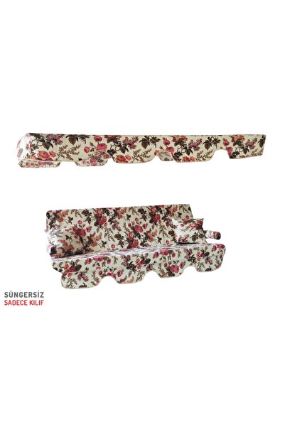 Vip Home Concept Market Ürünleri Ingiliz Gülü 3 Kişilik Süngersiz Bahçe Salın...