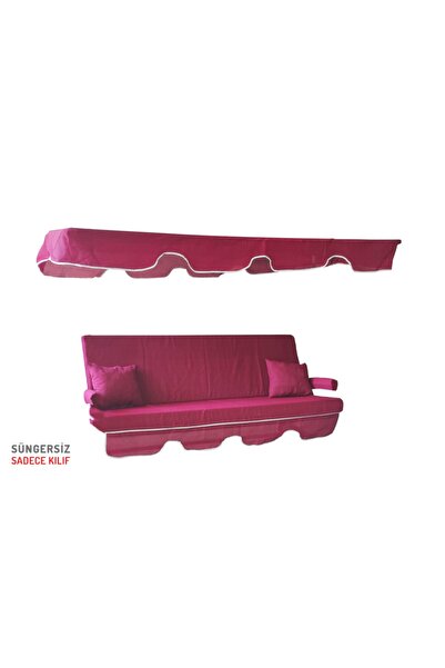 Swing Cushion Cover Without Sponge 3 Person Cover Claret Red Garden Swing Cushion Without Sponge