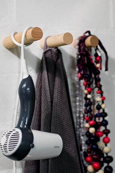 Alyones Minimalist 3'lü Duvar Kancası, Portmanto Ve Elbise Askısı