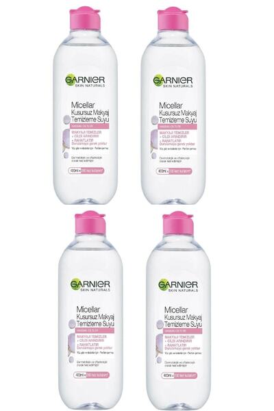 Garnier Micellar Kusursuz Makyaj Temizleme Suyu 4 Lü Set 400 Ml