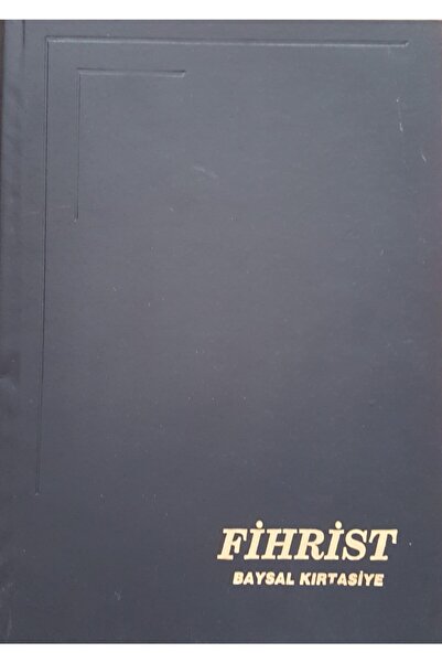 Baysal دفتر Fihrist 8 ورقات