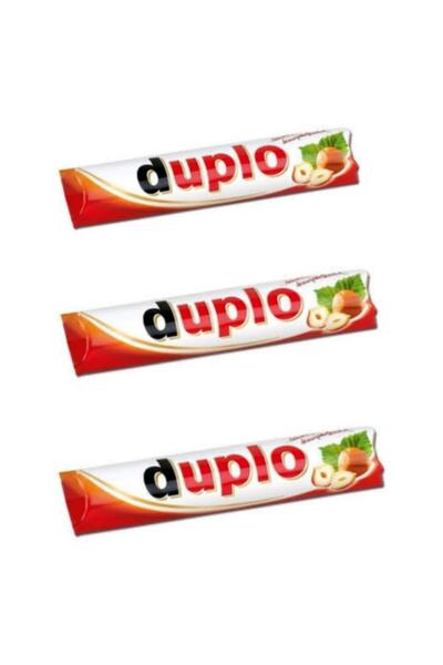 Nestle Ferrero Duplo Fındıklı Çikolata 3'lü Paket