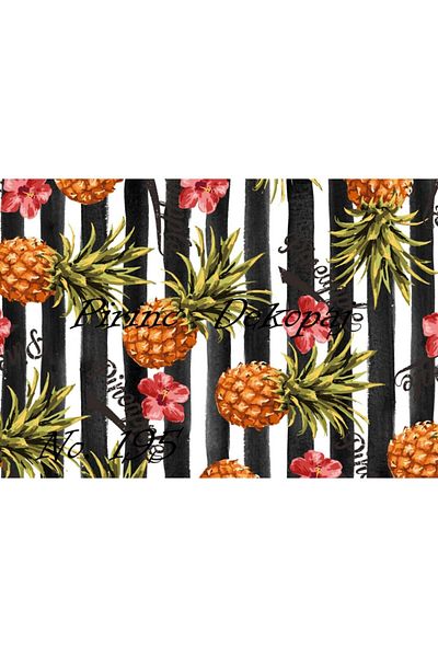 LİNEART Brass Decopage Paper No:195