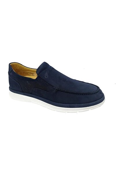 Dr.Flexer Ανδρικά παπούτσια από γνήσιο δέρμα Nubuck σε μπλε ναυτικό χρώμα 630...