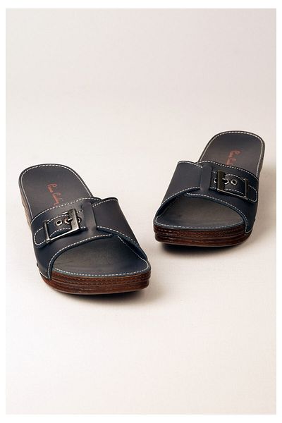 Pierre Cardin Pc 6783 Pierre Cardin Women's Anatomical Slippers Navy Blue