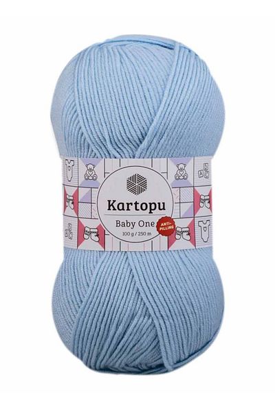 Kartopu Baby One Hand Knitting Thread 100 Gr| Light Blue K544