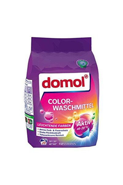 DOMOL Renklilere Özel Çamaşır Deterjanı 1350gr 20 Yıkama