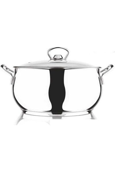Cooker Lara 18 cm Deep Steel Pot - Ckr456