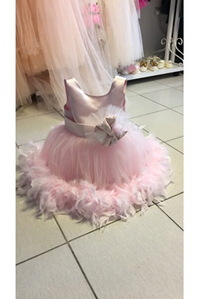 İlknur Karaca Design Рожеве плаття з мереживом для дівчинки на особливий день...